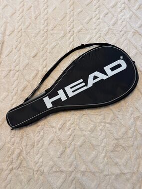 HEAD Black Tennis Racket Cover with White Logo
